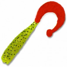 Твистер MANNS Nica зеленый с блестками и красным хвостом в СПб, Санкт-Петербурге купить