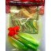 Виброхвост MANNS Spirit салатовый с зеленой спинкой и красным хвостом в СПб, Санкт-Петербурге купить