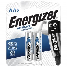 Батарейки литиевые Energizer Ultimate Lithium FR06 (AA) 2 шт 639154 (454665)
