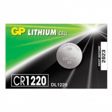Батарейка литиевая GP Lithium CR1220 1 шт CR1220RA-7C5 (5) в СПб, Санкт-Петербурге купить