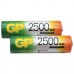 Батарейки аккумуляторные GP (АА) Ni-Mh 2500 mAh 2 шт (454109) (1) в СПб, Санкт-Петербурге купить