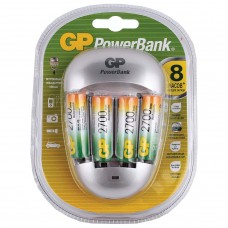 Зарядное устройство GP PB27 для 4-х аккумуляторов AA/ААА + 4 аккумулятора PB27GS270-2CR4 (454113)