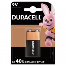 Батарейка алкалиновая Duracell Basic 6LR61 (Крона) 1 шт (450427)