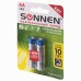 Батарейки алкалиновые Sonnen Super Alkaline LR6 (АА) 2 шт 451093 (12) в СПб, Санкт-Петербурге купить