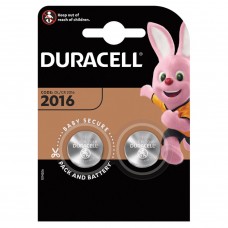 Батарейки литиевые Duracell Lithium CR2016 2 шт (454658)