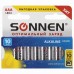 Батарейки алкалиновые Sonnen Alkaline LR03 (AAA) 10 шт 451089 (6) в СПб, Санкт-Петербурге купить