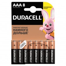 Батарейки алкалиновые Duracell Basic LR03 (AAA) 8 шт 81267262 (453558) в СПб, Санкт-Петербурге купить