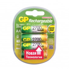 Батарейки аккумуляторные GP (АА) Ni-Mh 2700 mAh 4 шт (450441) (1)