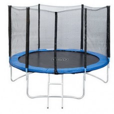 Батут с сеткой и лестницей 10-футовый с 6-ю стойками GB10202-10FT 305 см