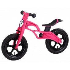 Беговел POPBIKE Flash с надувными колесами magenta