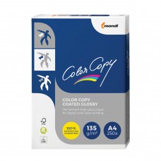Бумага для цветной лазерной печати Color Copy Glossy А4, 135 г/м2, 250 листов, глянцевая