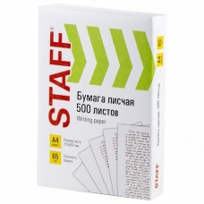 Бумага писчая А4 Staff 65 г/м2 500 листов 114215 (5)