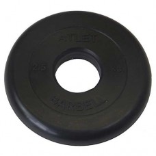 Блин для штанги обрезиненный MB Atlet d-51 2,5 кг