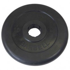Блин для штанги обрезиненный MB Atlet d-51 10 кг