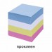 Блок для записей с клеевым краем Staff куб 8х8 см цветной/белый 120383 (6) в СПб, Санкт-Петербурге купить