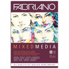 Альбом для рисования А3 Fabriano Mixed Media 40 листов, 250 г/м2, мелкое зерно 19100382