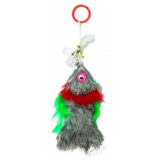 Игрушка для кошки Каскад Рыбка на резинке 12,5 см