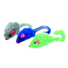 Игрушка для кошки Каскад Мышь 5 см (3 шт)