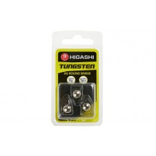 Грузила Higashi Jig Tungsten Sinker R Chrome 1г (4 шт)