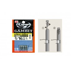 Набор грузил Linesystem G7 tungsten screw sinker 1,8г (5 шт)