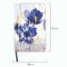 Ежедневник недатированный А5 Brauberg Vista Blue Flowers 136 листов 112013 (2) в СПб, Санкт-Петербурге купить