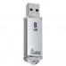 Флешка 8 GB Smartbuy V-Cut USB 2.0 металлический корпус (SB8GBVC-S) (3) в СПб, Санкт-Петербурге купить