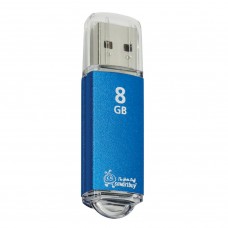 Флешка 8 GB Smartbuy V-Cut USB 2.0 металлический корпус (SB8GBVC-B)