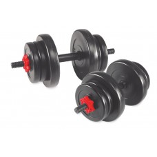 Гантели 10кг*2шт сборные Lite Weights 2327LW