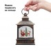 Новогодний фонарь Winter Glade Санта-Клаус на санях F428-1 в СПб, Санкт-Петербурге купить