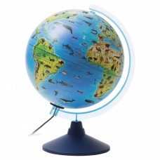 Глобус зоогеографический Globen Классик Евро d250 мм с подсветкой Ке012500270