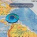 Карта мира  интерактиваня Полушария Brauberg 101х69 см 1:37М в тубусе 112376 (3) в СПб, Санкт-Петербурге купить