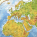 Карта мира физическая интерактивная Brauberg 101х66 см 1:29М в тубусе 112378 (3) в СПб, Санкт-Петербурге купить