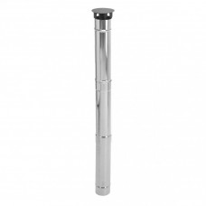 Дымоход Helios HS-GS-D-3 сборный с зонтиком SMART D 90мм, L 1130мм 331125
