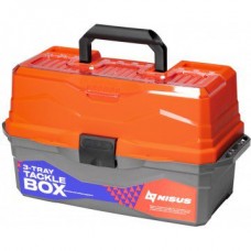 Ящик для снастей Nisus Tackle Box трехполочный оранжевый N-TB-3-O в СПб, Санкт-Петербурге