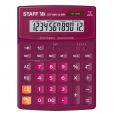 Калькулятор настольный Staff STF-888-12-WR 12 разрядов 250454 (1) в СПб, Санкт-Петербурге