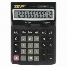 Калькулятор настольный Staff STF-2512 12 разрядов 250136 (1) в СПб, Санкт-Петербурге