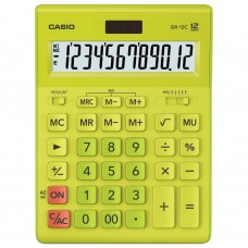 Калькулятор настольный Casio GR-12C-GN-W-EP 12 разрядов 250443