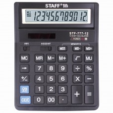 Калькулятор настольный Staff STF-777 12 разрядов 250458 (1)