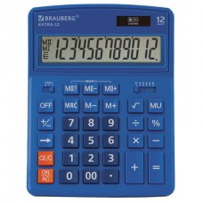 Калькулятор настольный Brauberg Extra-12-BU 12 разрядов 250482 (1)