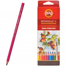 Карандаши акварельные художественные KOH-I-NOOR Mondeluz 18 цветов 3717018001KSRU/180329 (1)