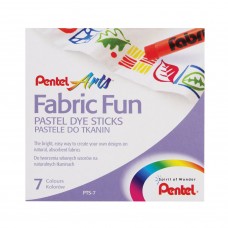Пастель для ткани Pentel Fabric Fun 7 цветов PTS-7