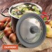 Крышка для сковороды и кастрюли универсальная Daswerk (24/26/28 см) серая 607591 (1) в СПб, Санкт-Петербурге купить