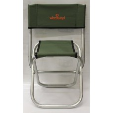 Стул Woodland Tourist ALU MINI,  33,5 х 29 х 39 (67,5) см, складной, со спинкой (алюминий) ASM-001