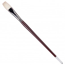 Кисть художественная KOH-I-NOOR щетина, плоская, №10, длинная ручка 9936010014BL
