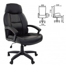 Кресло офисное Brabix Formula EX-537 экокожа черное 531388 (1)