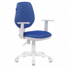Кресло детское Brabix Fancy MG-201W ткань, синее 532408