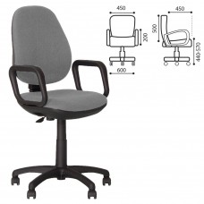 Кресло оператора Nowy Styl Comfort GTP ткань, серое ZT-13
