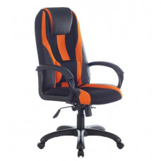 Кресло компьютерное BRABIX PREMIUM Rapid, экокожа/ткань, черно/оранжевое, GM-102/532420 (1) в СПб, Санкт-Петербурге
