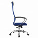 Кресло офисное Metta SU-B-8 ткань/сетка синее (1) в СПб, Санкт-Петербурге купить