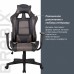 Кресло компьютерное Brabix GT Racer GM-100 ткань/экокожа черно-коричневое 531819 (1) в СПб, Санкт-Петербурге купить